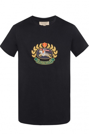 Logo-embroidered t-shirt, zdjęcie 1 Logo-embroidered t-shirt od Burberry